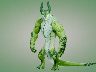 Forest Baronto Low-poly 3D model