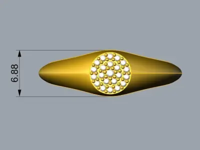 Minimal Ring 3D print model