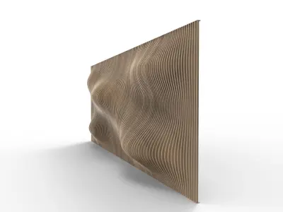 5 Parametric grasshopper walls CNC router printable 3D print model