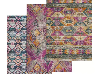 Rug Set 2094 3D model