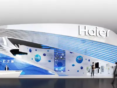 booth exhibition 3D model