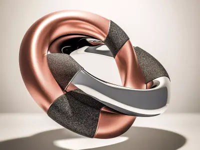 Chromium Tori 3D model