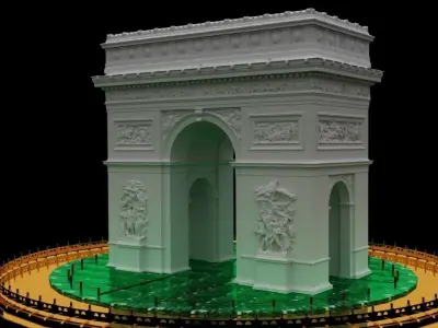  Arc de Triomphe  3D model