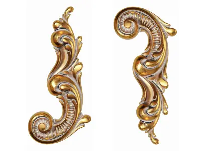 Classic carved 128 3D model