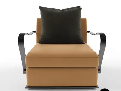 Promemoria Augusto armchair 3D model