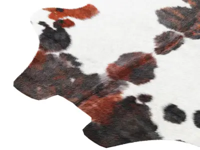 Tricolor Cowhide Rug A27287 3D model
