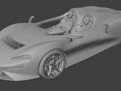 McLaren Elva 3D model