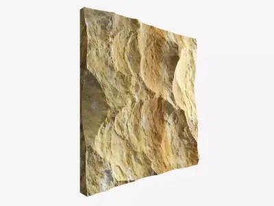 221-RockPanel sandstone wall art 3D model