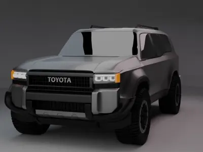 land cruiser prado 2024 3D model