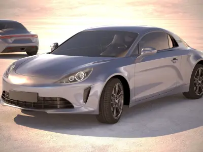 Generic Car 3D Model 3D model