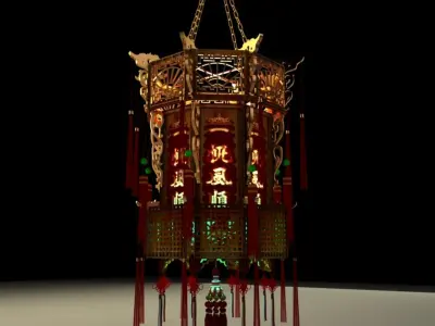 Chinese Palace Lantern 3D model
