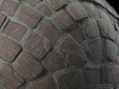Pavement Materials 96- Sbsar Pbr 4k Seamless Texture
