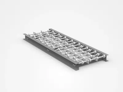 Metal Iron Product Unit Conveyor 3D model