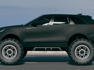 Range Rover Beast X - Concept 3D Model Low-poly 3D model