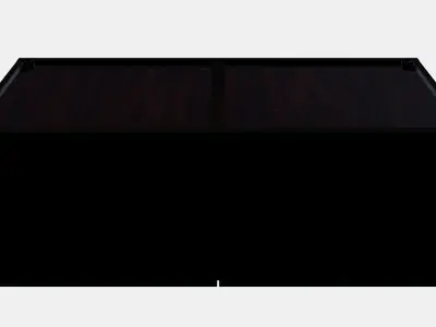 BESTA Shelf unit with glass doors 1 3D model