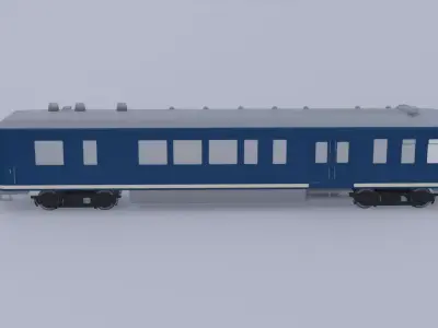 Dutch vintage dining car 3D model