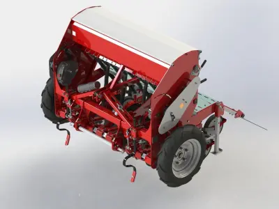 WG 1021 - Variator seed drill 180-300 3D model