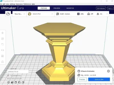 pedestal 09 3D print model