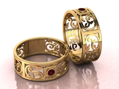 flora ring sport 3D print model