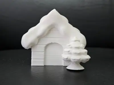 House Snow 3D print model