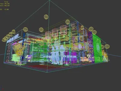 Exhibition - Area - 11X18-3DMAX2010-026 3D model