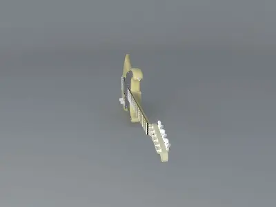 Fender Squire 51 model guitar Free 3D model