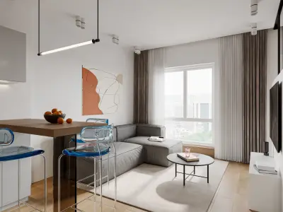 Modern apartment interior 52 3D model