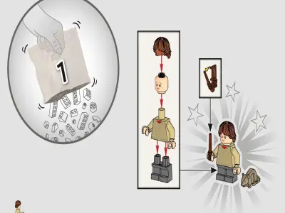 TwindBricks3D - 76424 Flying Ford Anglia 3D print model