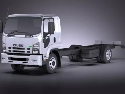 ISUZU F series 2017 VRAY 3D model