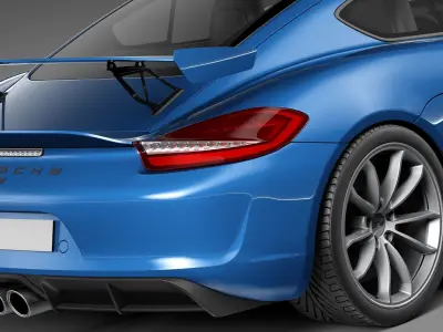 Porsche Cayman GT4 2016 3D model