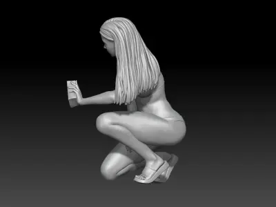 car wash girl 2025 5 3D print model
