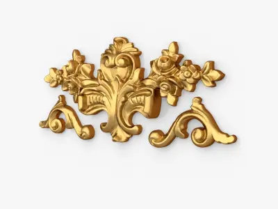 Classic decor ornament 288 3D model