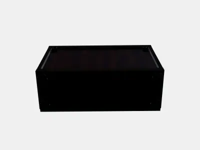 BESTA Shelf unit with door 37 Low-poly 3D model