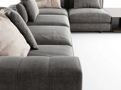 Modern FREEMAN sofa 04 3D model