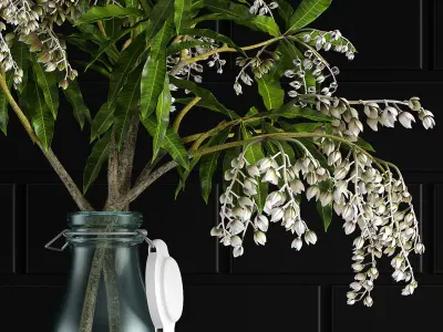 Decorative set 41 3D model shop