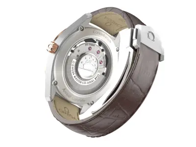 Omega Globemaster Gold 3D model