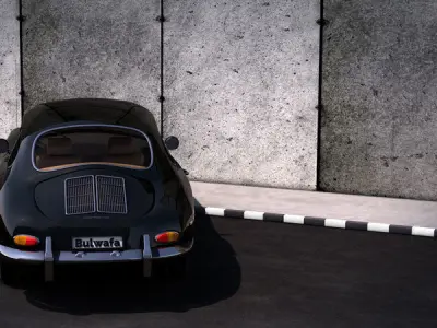 Porsche 356 3D model