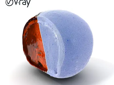 Chocolate Truffle Model Pack Low-poly 3D model