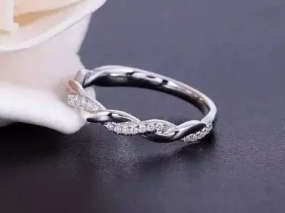 wadding diamond ring 3D print model