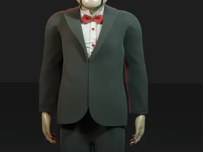 Billy-Evil Dummy Doll - Haunted 3D Model 3D model