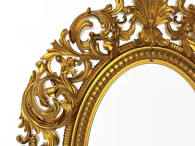 Carved Picture Frame 3D model