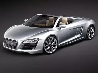 Audi R8 Spyder 2010 3D model