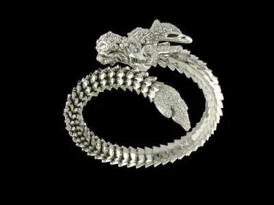 Dragon Bracelet 3D print model
