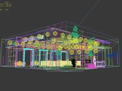Exhibition - Area - 15X16-3DMAX2012-03 3D model