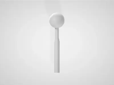 Generic round shift knob Free 3D model