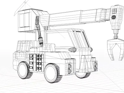 Hadley hope crane   Free 3D model