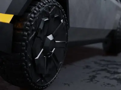 TESLA CYBERTRUCK 3D model 3D model