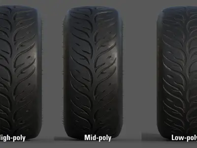 Federal 595 RS 205 50 for 15x9 Low-poly 3D model