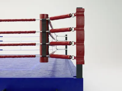 Boxing Ring OVERSIZED 3D model