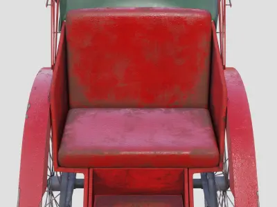 Hong Kong Rickshaw 3D model